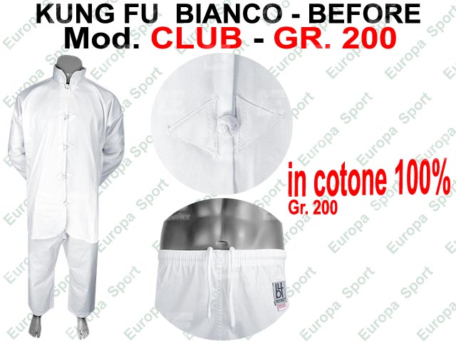 KUNG-FU BIANCO ( GR. 200 ) MOD. CLUB