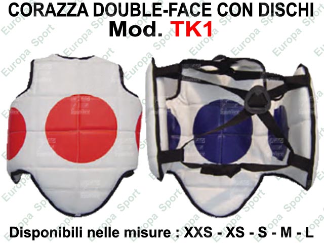 CORAZZA DOUBLE-FACE A 3+3 DISCHI  MOD. TK1