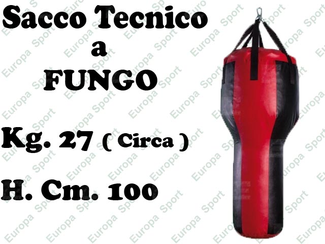 SACCO TECNICO IN SIMILPELLE H. CM. 100 - KG. 27 MOD. FUNGO - Made Italy