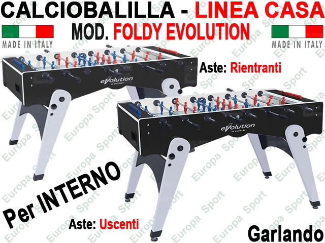 CALCIOBALILLA LINEA CASA PER INTERNO  MOD. FOLDY EVOLUTION