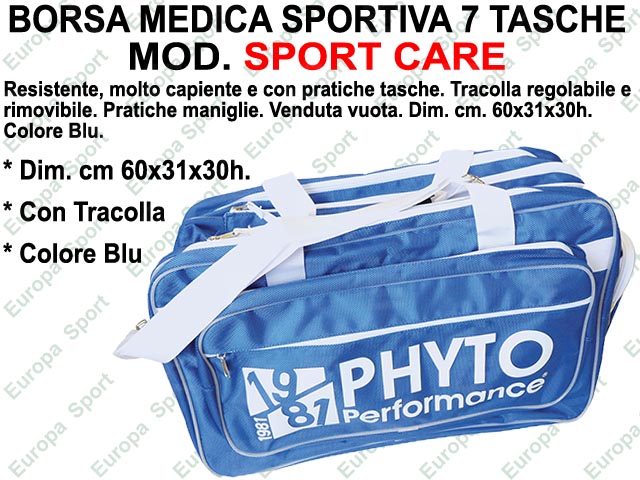 BORSA MEDICA SPORTIVA 7 TASCHE MOD. SPORT CARE